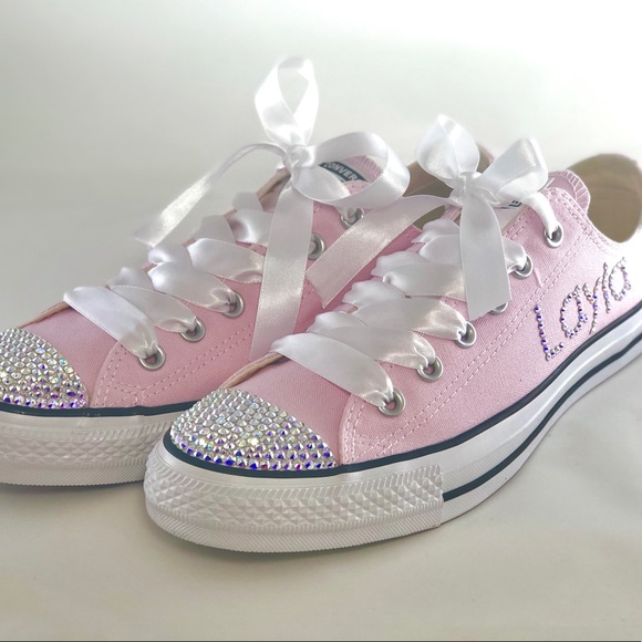 MESSAGE 2 ORDER! 💎 Custom Bling Converse - Picture 3 of 17